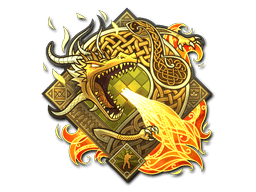 Klistermærke (Dragon Lore folie)
