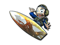 Klistermærke (Dragon Lore Surf Ava folie)