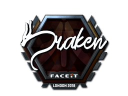 Klistermærke (draken folie London 2018)