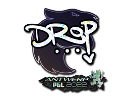 Aufkleber (drop Glitzer Antwerpen 2022)