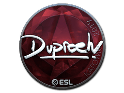 Klistermærke (dupreeh folie Katowice 2019)