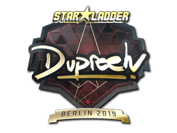 Samolepka (dupreeh zlatá Berlin 2019)