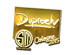Samolepka (dupreeh zlatá Kolín nad Rýnem 2015)