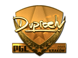 Samolepka (dupreeh zlatá Krakow 2017)