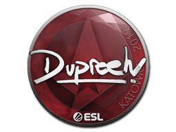 Klistermærke (dupreeh Katowice 2019)