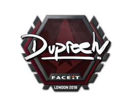 Samolepka (dupreeh London 2018)