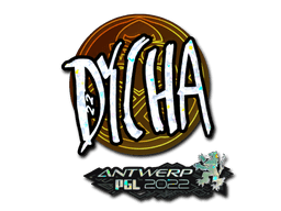 Klistermærke (dycha glitter Antwerp 2022)