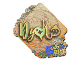 Klistermærke (Dycha holo Rio 2022)