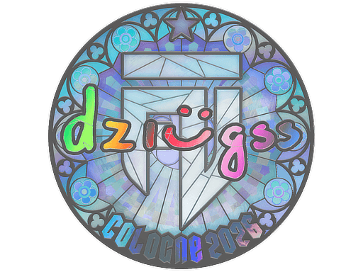 Klistermærke (dziugss holo Cologne 2026)