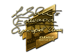 Samolepka (Edward zlatá Boston 2018)