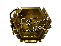 Samolepka (Edward zlatá London 2018)