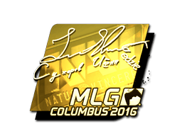 Samolepka (Edward zlatá MLG Columbus 2016)