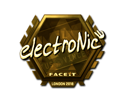 Adesivo (electronic Oro London 2018)