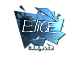 Klistermærke (EliGE folie Cologne 2016)
