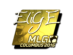 Samolepka (EliGE zlatá MLG Columbus 2016)