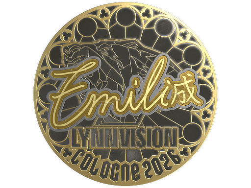 Samolepka (EmiliaQAQ zlatá IEM Cologne 2026)