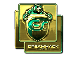 Samolepka (ESC Gaming zlatá DreamHack 2014)