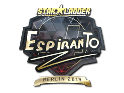 Samolepka (EspiranTo zlatá Berlin 2019)