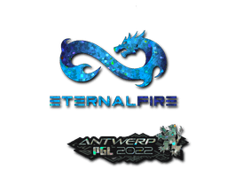Klistermærke (Eternal Fire glitter Antwerp 2022)