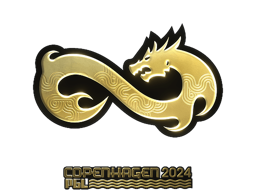 Samolepka (Eternal Fire zlatá PGL Copenhagen 2024)