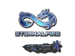 Klistermærke (Eternal Fire holo Antwerp 2022)
