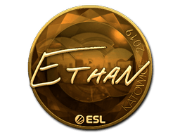 Samolepka (Ethan zlatá Katowice 2019)