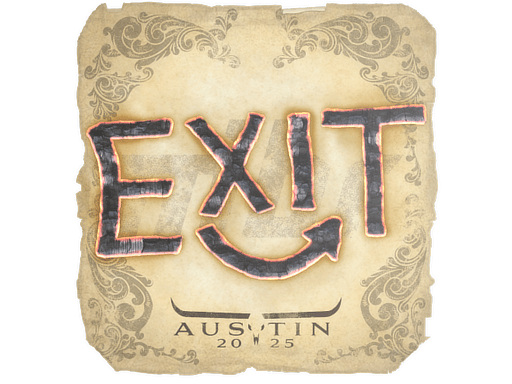 Samolepka (exit BLAST.tv Austin 2025)