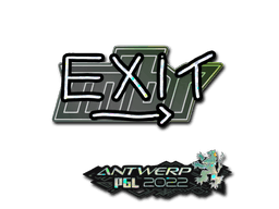 Samolepka (exit třpytivá PGL Antwerp 2022)