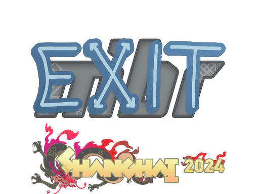 Samolepka (exit Perfect World Shanghai 2024)