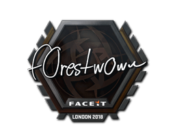 Samolepka (f0rest London 2018)
