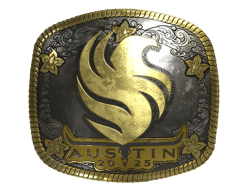 Klistermærke (Falcons guld Austin 2025)