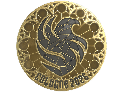 Klistermærke (Falcons guld Cologne 2026)