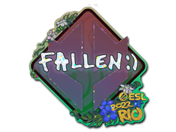Samolepka (FalleN třpytivá IEM Rio 2022)