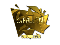 Samolepka (FalleN zlatá ESL Cologne 2016)