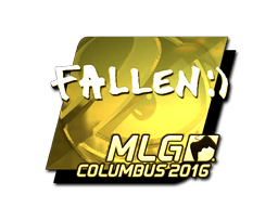 Samolepka (FalleN zlatá MLG Columbus 2016)