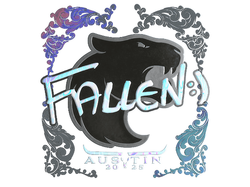 Samolepka (FalleN holografická BLAST.tv Austin 2025)