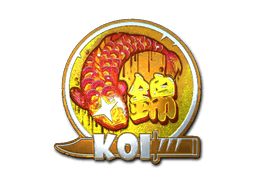 Klistermærke (Fancy Koi folie)