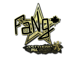 Samolepka (FaNg zlatá PGL Antwerp 2022)