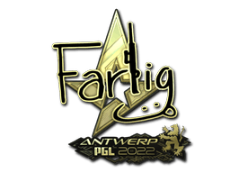 สติกเกอร์ (Farlig ทอง Antwerp 2022)