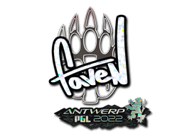 Klistermærke (faveN glitter Antwerp 2022)