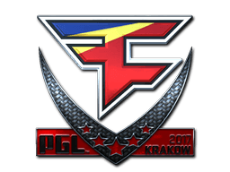 Klistermærke (FaZe Clan folie Krakow 2017)