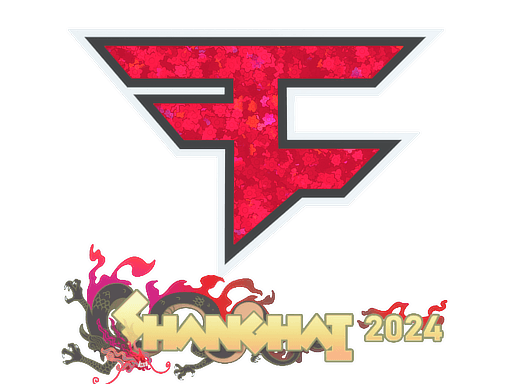 Klistermærke (FaZe Clan glitter Shanghai 2024)