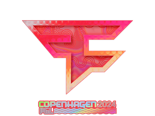 Klistermærke (FaZe Clan holo Copenhagen 2024)
