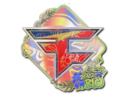 Klistermærke (FaZe Clan holo Rio 2022)