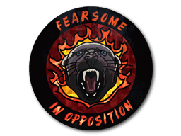 Klistermærke (Fearsome holo)