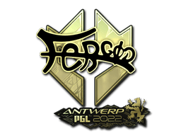 Samolepka (fer zlatá PGL Antwerp 2022)