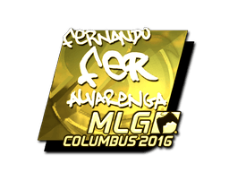 Samolepka (fer zlatá MLG Columbus 2016)