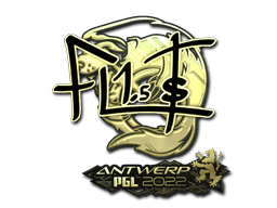 Samolepka (FL1T zlatá PGL Antwerp 2022)