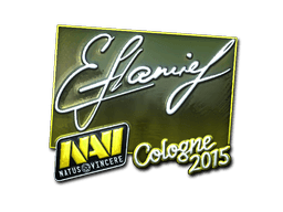 Klistermærke (flamie folie Cologne 2015)