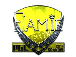 Klistermærke (flamie folie Krakow 2017)